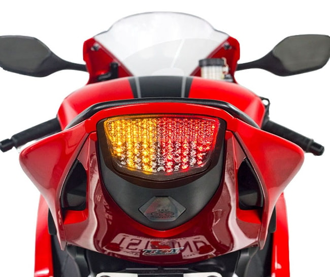 Luz traseira LED WFO com indicadores de direção integrados para Honda CBR1000RR '08-'16
