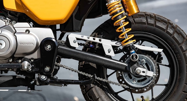 Moto Discovery Kettenschutz kompatibel mit Honda Monkey 2019 - 2023 Silber
