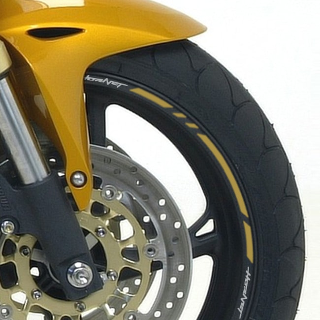 Cinta adhesiva para ruedas Honda Hornet con logos