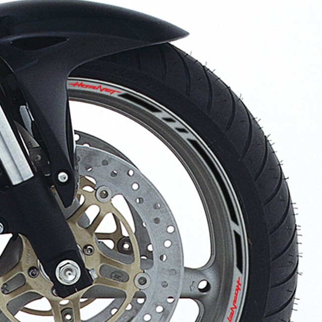 Cinta adhesiva para ruedas Honda Hornet con logos
