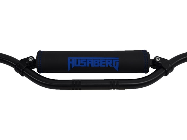 Coussinet de barre transversale pour modèles Husaberg noir avec logo bleu