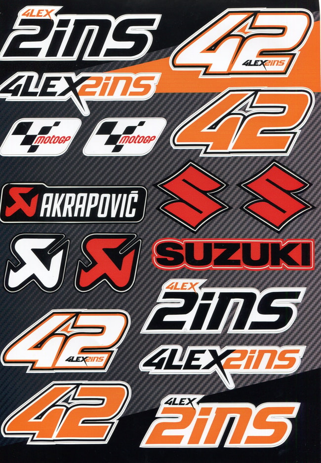 4lex2ins stickers kit (17 pc.)