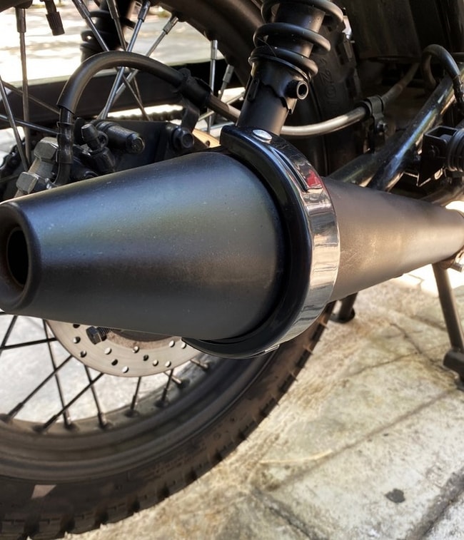 Exhaust muffler protector for Brixton Felsberg / Cromwell / Saxby '16-'22