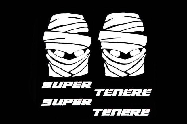Zestaw naklejek Touareg dla Tenere / Super Tenere biały