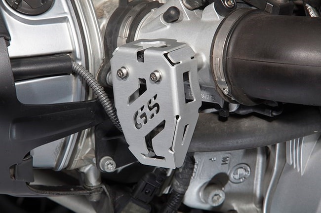 Throttle potentiometer guard for R1200GS / Adventure '04-'12 silver