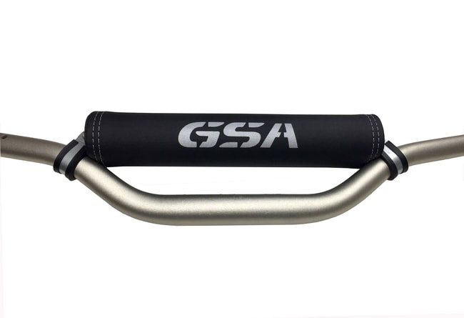 Dwarsstangkussen voor BMW GSA (zilver logo)