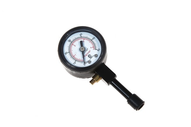 Tire pressure gauge dial