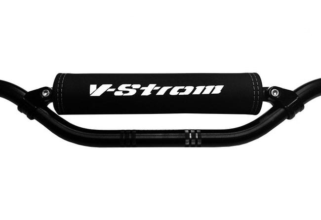Almohadilla de barra transversal para Suzuki V-Strom DL650 / 1000 (logo blanco)