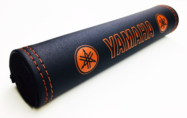 Protector manillar Yamaha (logotipo naranja)