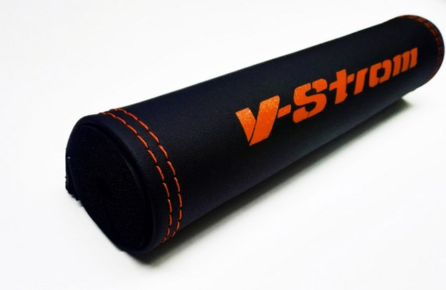 Patin de barre transversale pour Suzuki V-Strom DL650 / 1000 (logo orange)