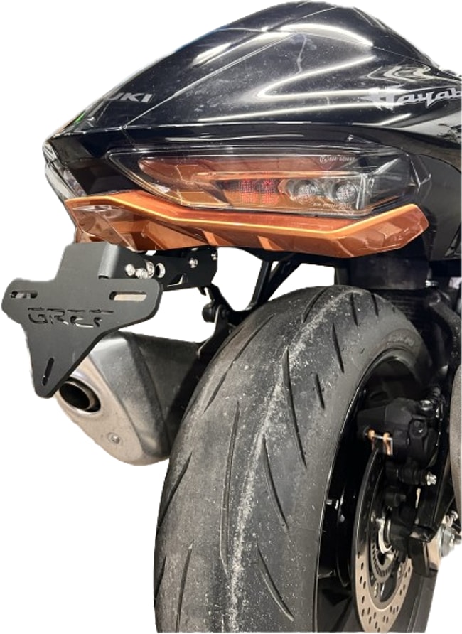 GREF license plate holder for Suzuki GSXR1300 Hayabusa 2021-2024 (with flip-up button)