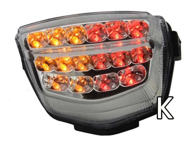 WFO LED tail light with integrated turn signals for Honda CBR1000RR '08-'16