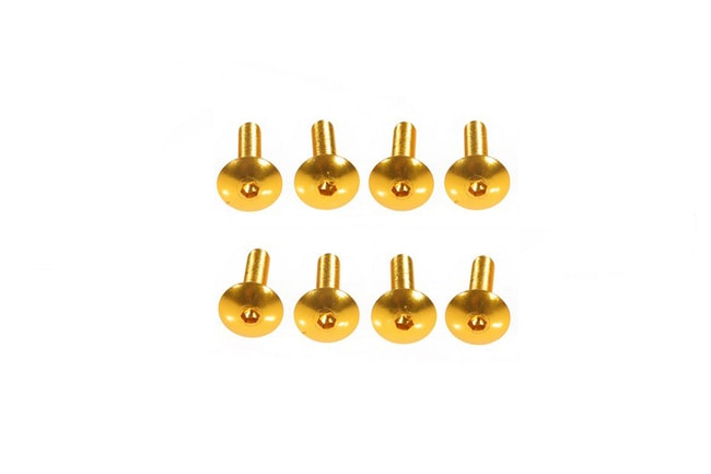 Βίδες αλουμινίου χρυσές Μ5 x 15mm