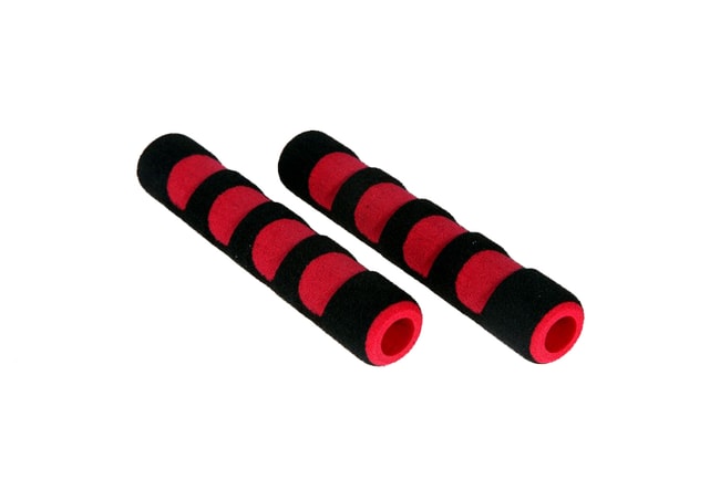 Lever sleeves (black/red)
