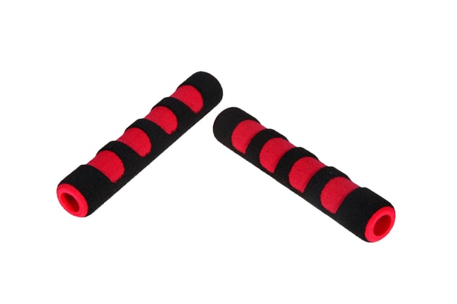 Lever sleeves (black/red)