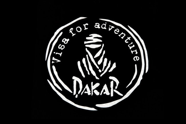 Dakar "Visa" dekal vit