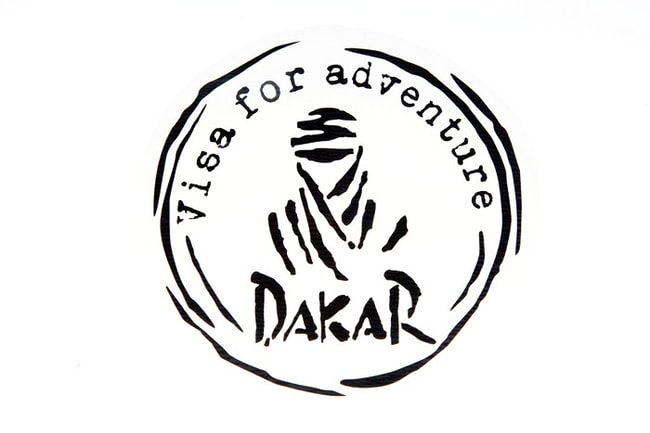 Decal Dakar „Visa” negru mat