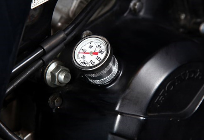 Honda oljepåfyllningslock med temperaturmätare