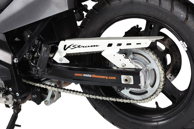 Chain guard for V-Strom DL650 2012-2016 silver