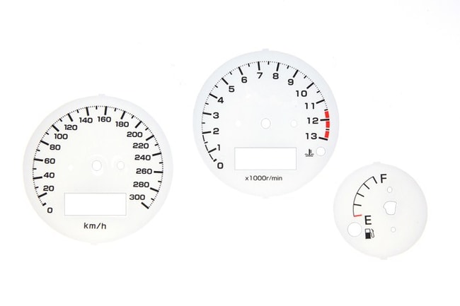 Indicatori contachilometri e contagiri bianchi per Yamaha FZS1000 Fazer 2001-2005