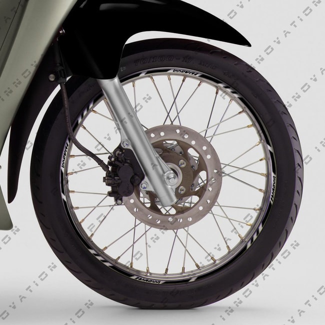 Honda Innova wheel rim stripes with logos