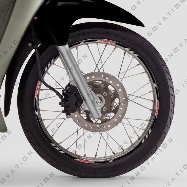 Honda Innova wheel rim stripes with logos