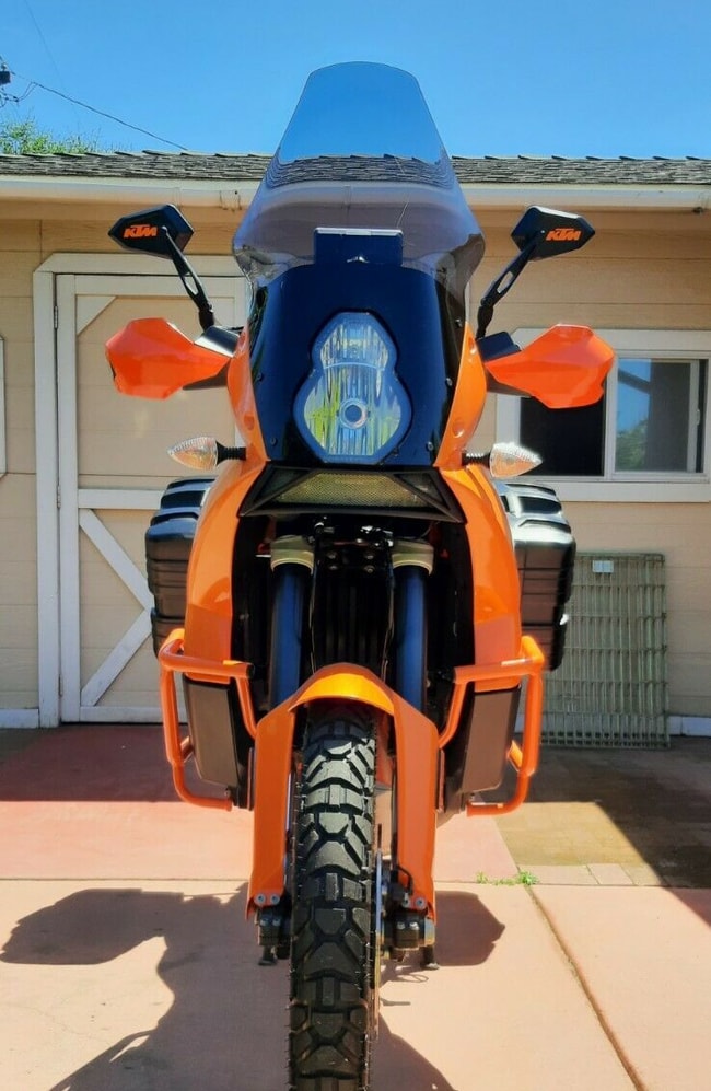 LSZ windscreen compatible with KTM 950 990 Adventure 2003 2013 68cm fume Moto Discovery