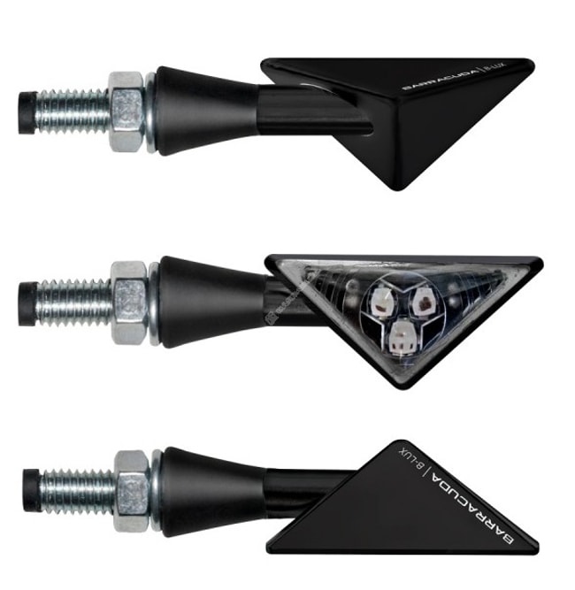 Barracuda Z-LED indicators black (pair)