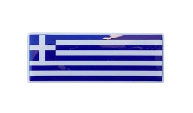 Greek flag 3D decal
