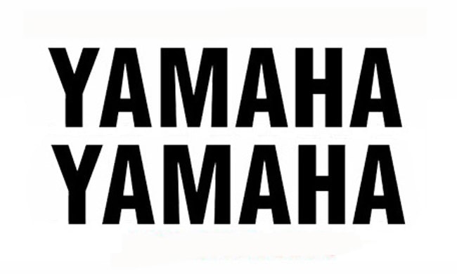 Yamaha decorative stickers