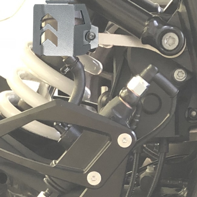 Remreservoirbeschermer achter voor KTM 1290 Super Adventure '15-'22 zilver