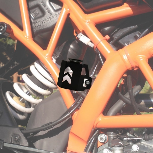 Protezione serbatoio freno posteriore nera per KTM 390 Adventure '20-'22