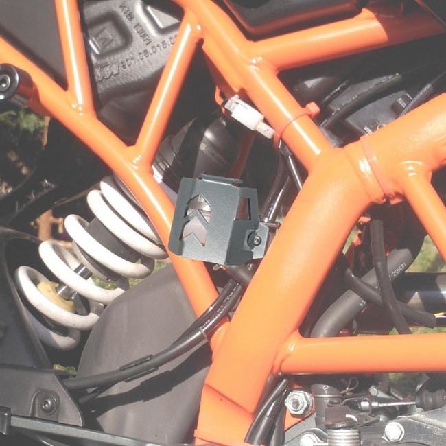 Protezione serbatoio freno posteriore per KTM 390 Adventure '20-'22 argento
