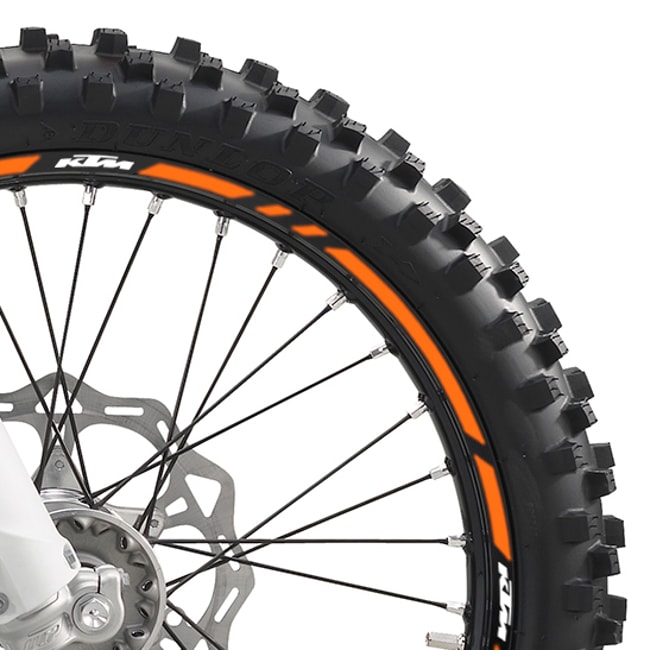 Cinta adhesiva para ruedas KTM con logos