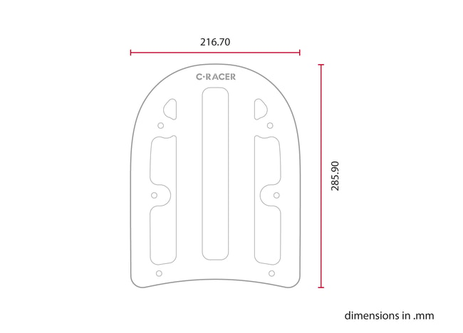 Porta-malas universal Scrambler / Cafe Racer "CX"