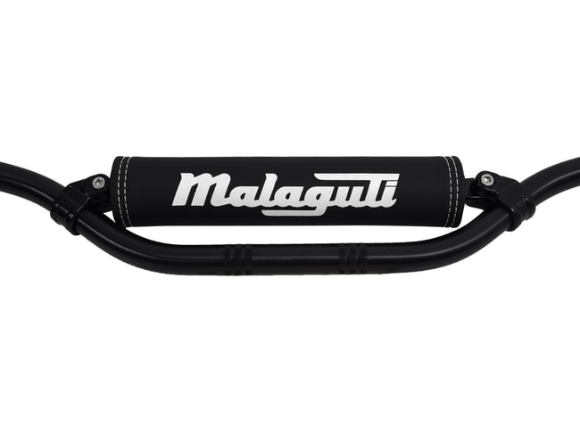 Malaguti crossbar pad (wit logo)