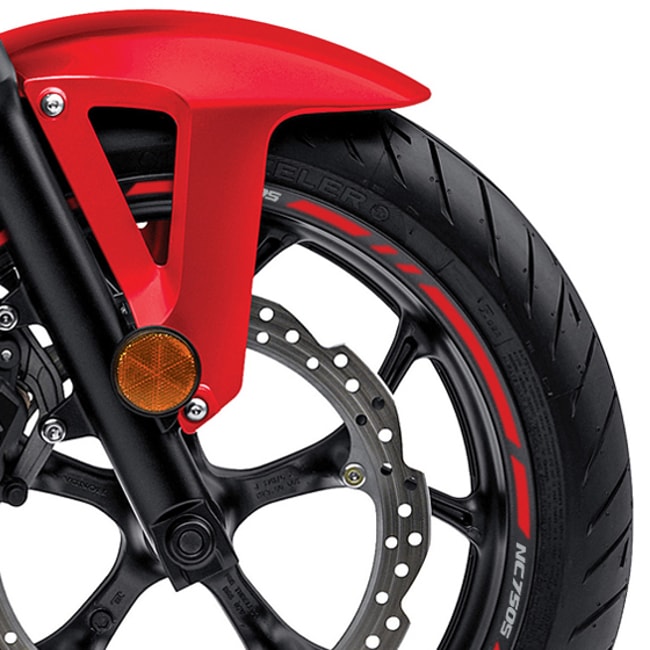 Cinta adhesiva para ruedas Honda NC750S con logos