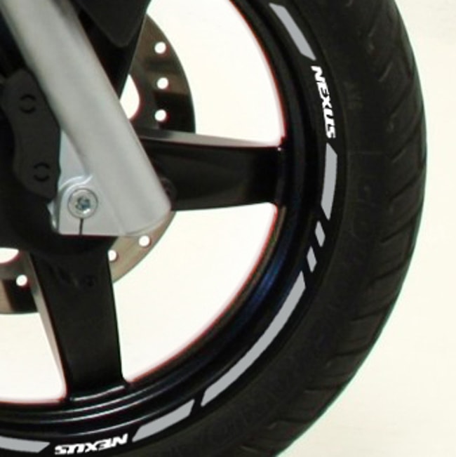 Gilera Nexus wheel rim stripes with logos