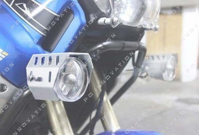 Coberturas de luz auxiliar para Yamaha XT1200Z Super Tenere prata