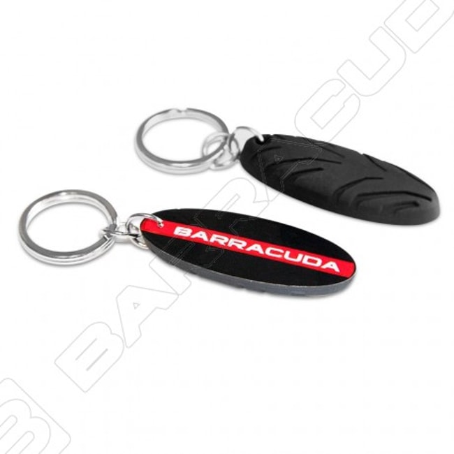 Porta-chaves de borracha barracuda