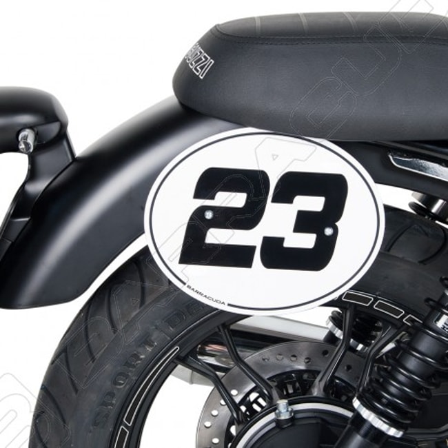 Barracuda nummerskyltsats för Moto Guzzi V7 II 2016-2019