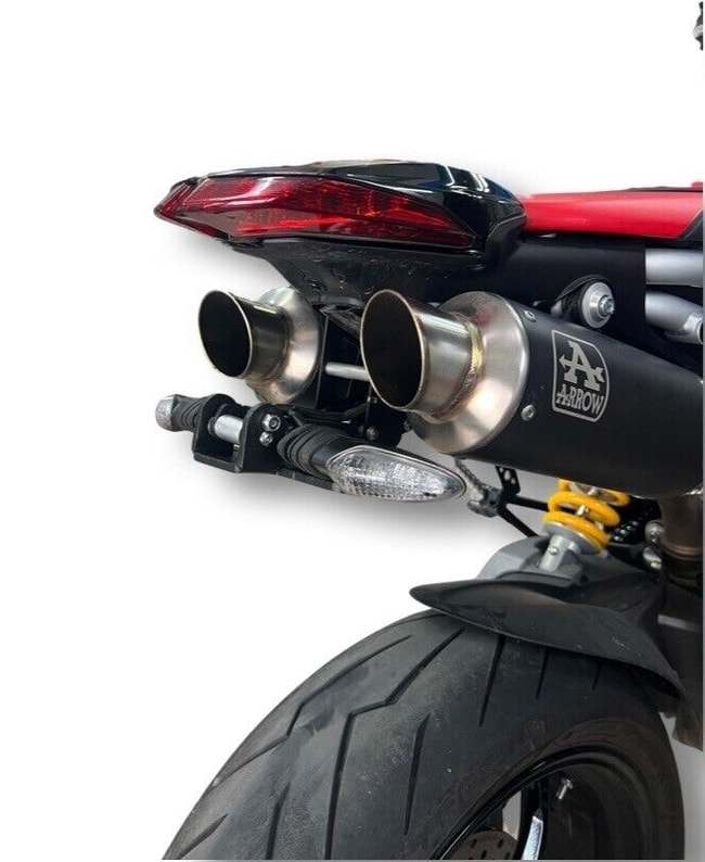 GREF license plate holder for Ducati Hypermotard 950 2019-2024 (with flip-up button)