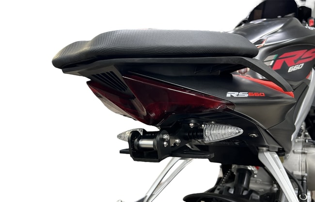 GREF license plate holder for Aprilia RS 660 2021-2024 (with flip-up button)