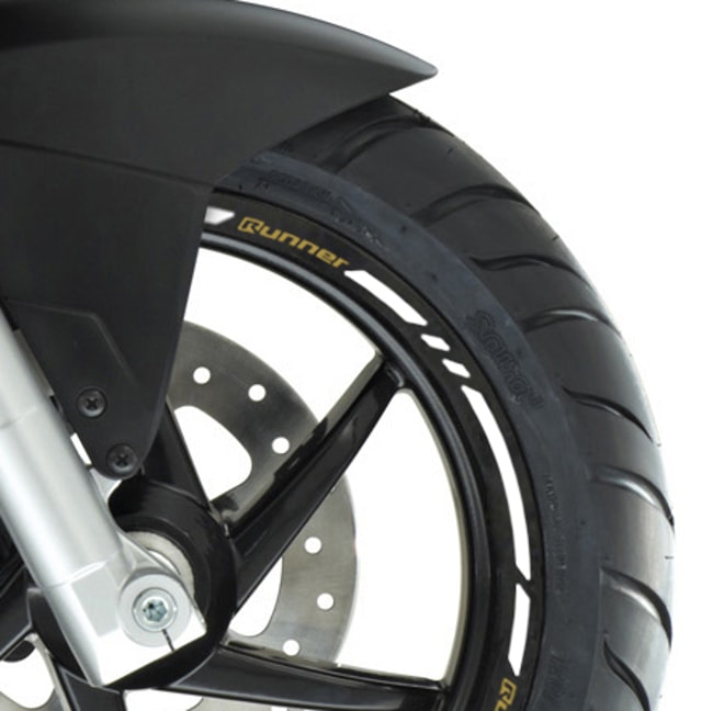Cinta adhesiva para ruedas Gilera Runner 50/125/200 con logos
