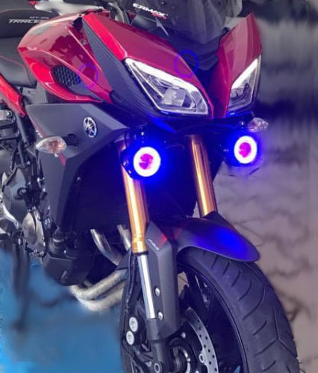 Auxiliary lights mounting bracket for Yamaha MT-09 Tracer '15-'17