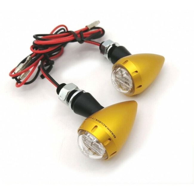 Barracuda S-LED indicators gold (pair)