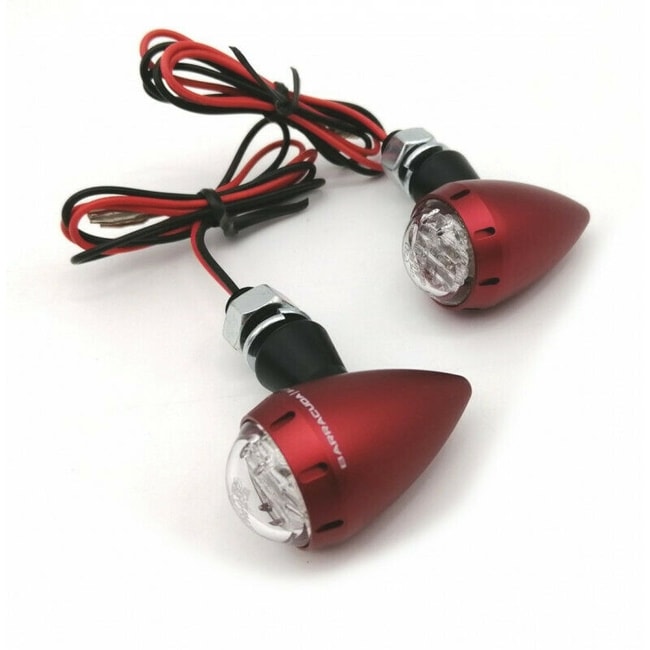 Intermitentes Barracuda S-LED rojo (par)