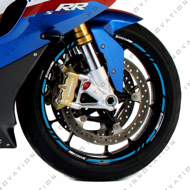 Cinta adhesiva para ruedas BMW S1000RR con logos