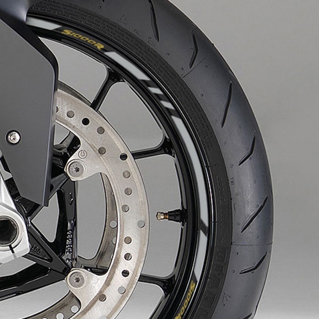 Cinta adhesiva para ruedas BMW S1000R con logos