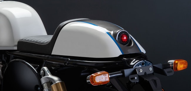 Sedile Cafe Racer con fanale posteriore per Royal Enfield Interceptor 650 / Continental GT 650
